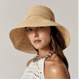 Helen Kaminski Provence Raffia Women Natural Packable Sun Hat